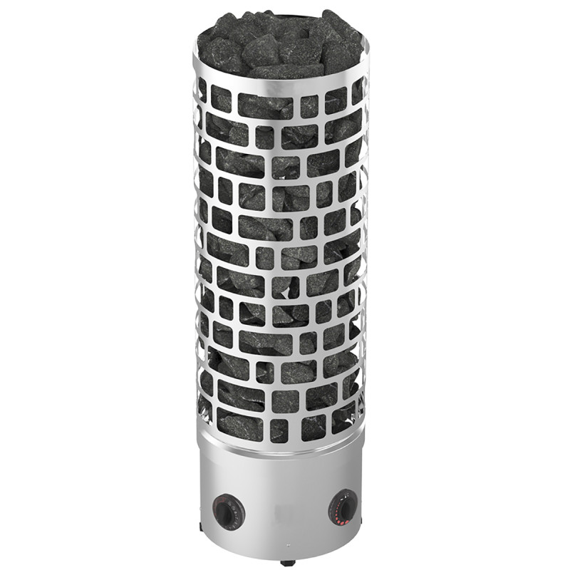 Elektrinė pirties krosnelė – SAWOTEC Ari Round, su valdymo pultu