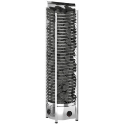 Elektrinė pirties krosnelė – SAWOTEC Tower Wall, su valdymo pultu  Elektrinė pirties krosnelė – SAWOTEC Tower Wall, su valdymo pultu