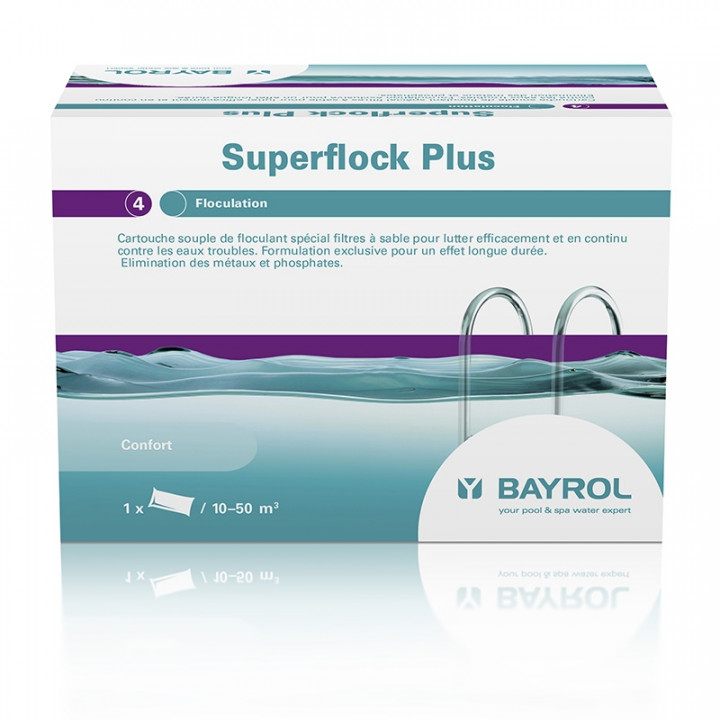 Vandens skaidrinimo priemonė Superflock, 1 kg
