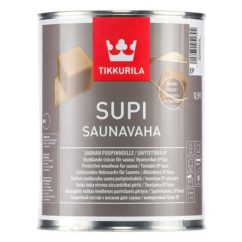 Saunos vaškas Tikkurila 0.9l