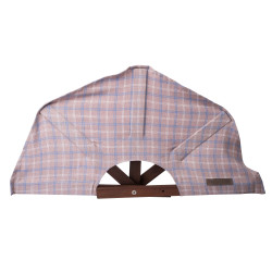 Pirties vėduoklė, languotos medžiagos 