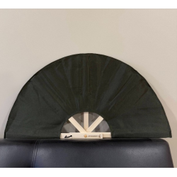 Medžiaginė pirties vėduoklė, tamsiai žalia 