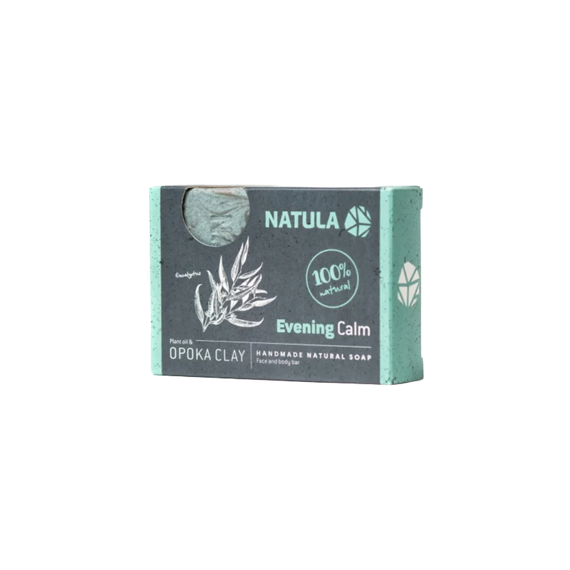 Veido ir kūno muilas NATULA su opokos uoliena ir eukaliptais 100g
