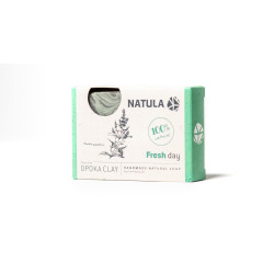 Veido ir kūno muilas NATULA su opokos uoliena ir mėta 100g  Veido ir kūno muilas NATULA su opokos uoliena ir mėta 100g