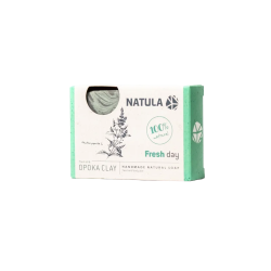 Veido ir kūno muilas NATULA su opokos uoliena ir mėta 100g 