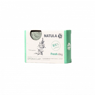 Veido ir kūno muilas NATULA su opokos uoliena ir mėta 100g