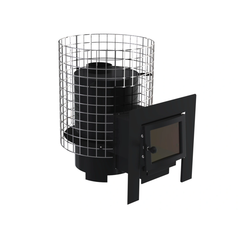 Malkinė pirties krosnelė - VILPRA GRANNUS-8-L-V su išorine pakura