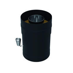 HARVIA dūmtraukio sklendė, juoda, plieninė  HARVIA dūmtraukio sklendė, juoda, plieninė