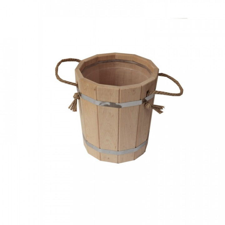 Pirties kibiriukas su plastikiniu įdėklu, 10 l