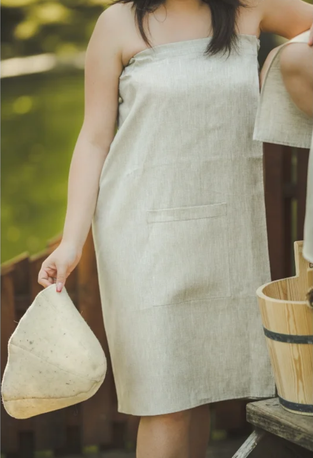 Žena v lněné zástěře