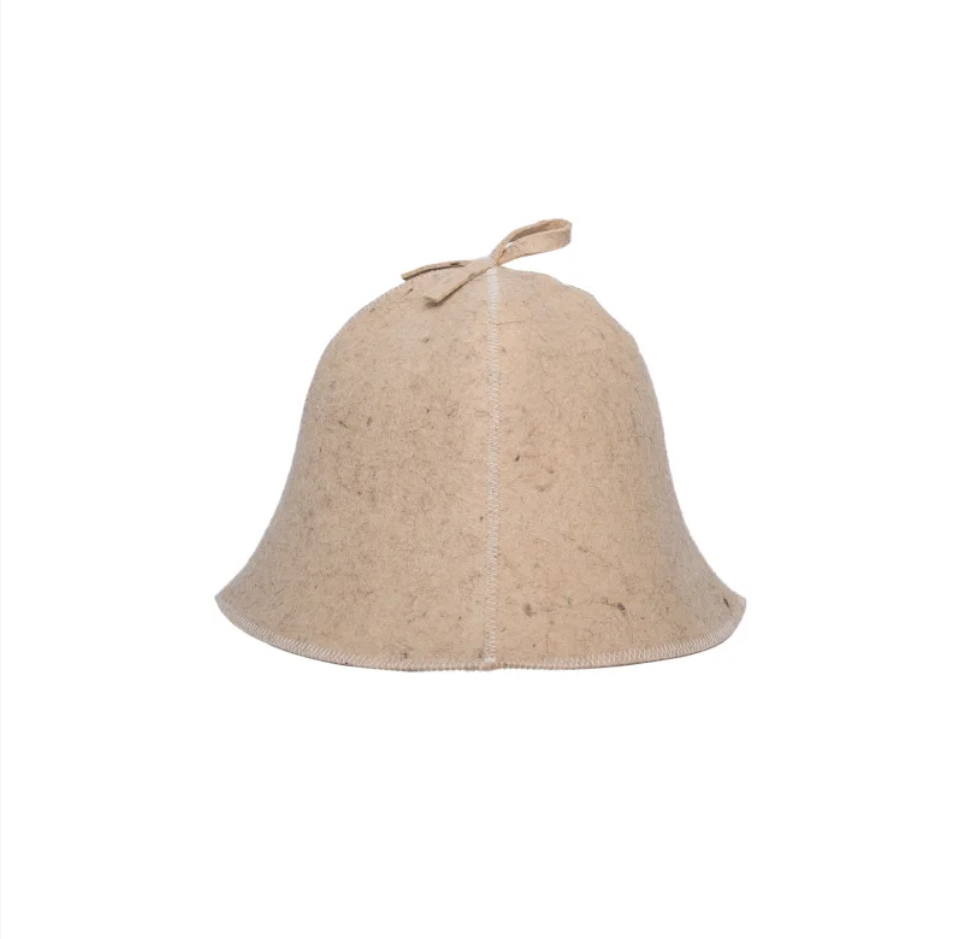 Vlněná saunová čepice