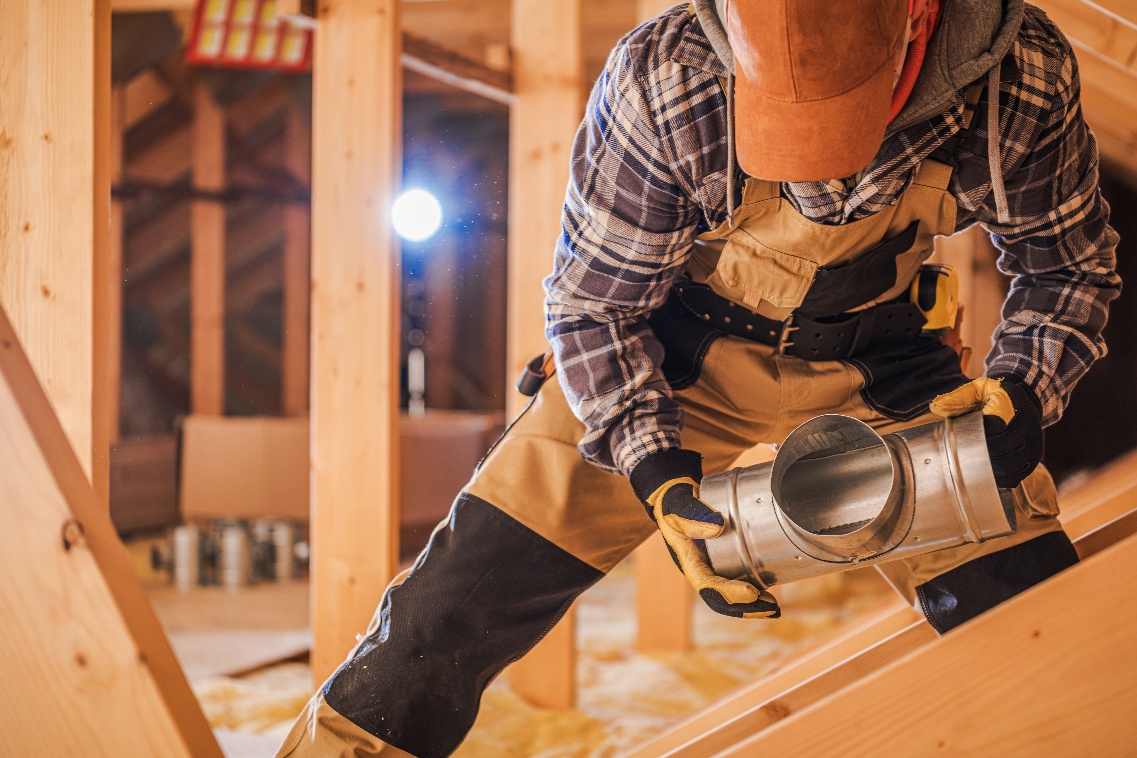 installation of sauna ventillation