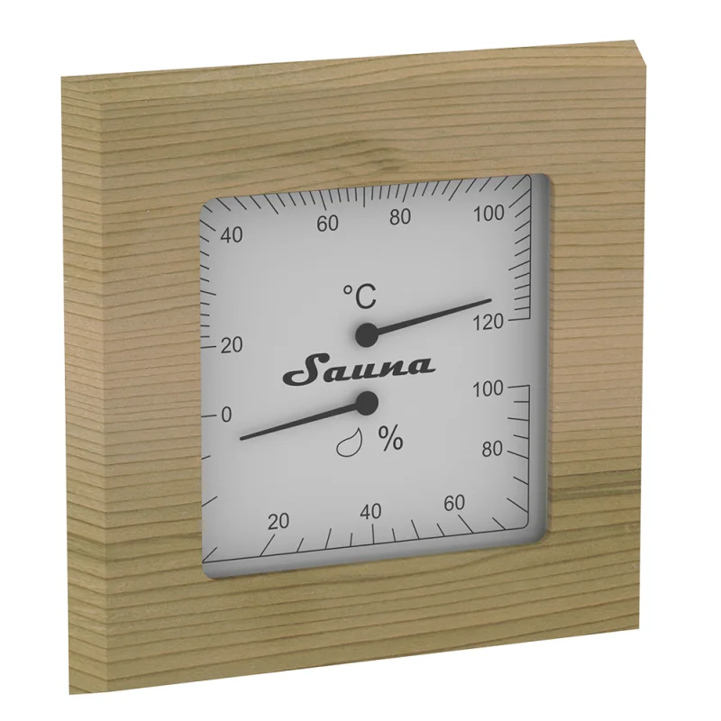 Sauna thermometer and hygrometer